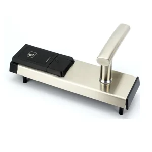 Electronic Digital RFID Hotel Smart Key Card Door Lock System with SDK Cloud Stainless Steel Construction Wood Door
