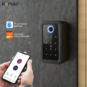 Electronic Key Safe Box APP Remote Control Tamper Proof Design for Outdoor Indoor Security