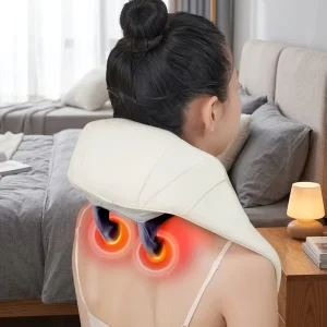 Electronic Neck and Shoulder Hot Rub Acupressure Smart Neck Massager Can Be Recharged to Relieve Soreness