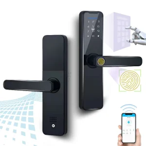 Elock BLE Smart Deadbolt Door Lock with Touch Screen for Wood Aluminum & Steel Doors Intelligent Fingerprint & Code Lock Mortise