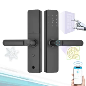 Elock ES28F Electronic Deadbolt Smart Home Luxury Steel Lock Wood Door Tuya Wifi App Smartlocks Smart Doorlock