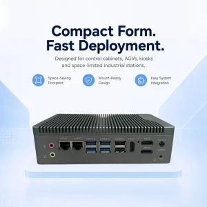 Embedded Industrial Computer N97 Quad Core Fanless PC 6 Serial Interface Dual Ethernet Triple Display ForIntelligentControl