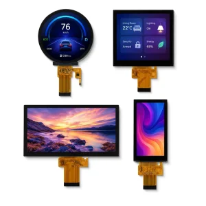 Embedded Ready 1.6 1.68 1.69 1.77 Inch Compact Structure IPS TFT LCD Display for Smart Watch IoT Device With OEM Project Support