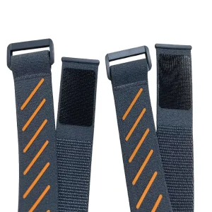 Embroidered Twill Non-Slip Elastic Nylon Watch Band Adjustable Sport Wrist Strap