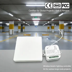 Energy Efficient Lighting Switch Kits Home Automation Lighting Receiver System Wireless Wall Switch for Office Building