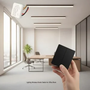 Energy-Efficient Smart Lighting Systems Wireless Wall Switch 10A Waterproof ABS Material for Large-Scale Projects