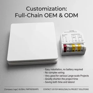 Energy Light Control System American Standard Wall Switch Tuya Compatible Residential Lighting Unit Smart Wall Switch