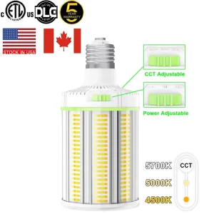 Energy Saving 60W 150W LED Corn Lamp Bulb New Power Adjustable Products With E39 E40 CCT Perfect For Warehouses