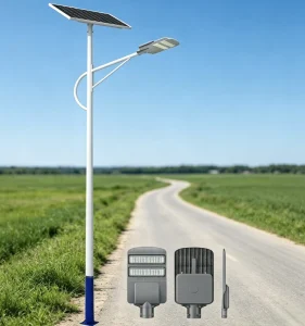 Energy Saving All in One Solar Street Light Led Integrated Solar Powered Street Light for Community & Commercial Area