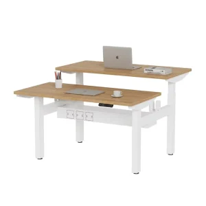Ergonomic 4 Leg Automatic Height Adjustable Standing Smart Desk Frame Base Lift Table Executive Office Sit