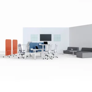 Ergonomic Smart Electric Height Adjustable Office Standing Workstation with Screen