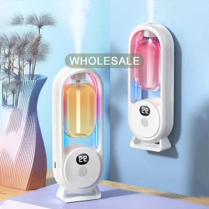 Essential Oil Aromatherapy Fragrance Humidifier Usb Rechargeable Digital Display Smart Air Freshener Aroma Diffuser