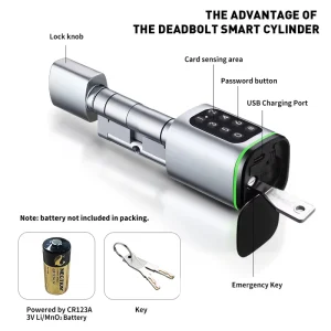 Euro Smart Cylinder Lock RFID Card Tuya Ttlock Replace No Drilling Digital Smart Cylinder Door Lock