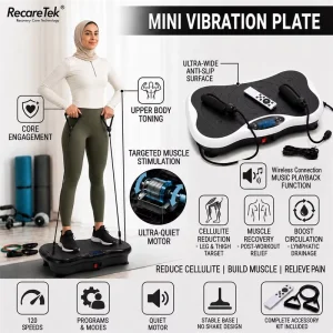 Exercises for Leg Vibration Plate Fitness Equipment Step Cardio Exercise Smart Home Platform Therapy Equipment Home Health Mini