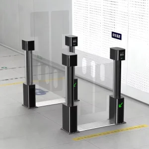 Exquisite AB Door Speed Gate 2 Way Full Height Code Reader Access Control Rfid Turnstile Swing Barrier with Face Recognition