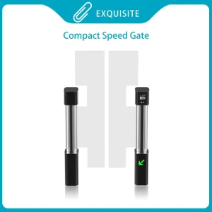 Exquisite E257X Full Height Security Speed Gate Turnstile Pedestrian Access Control for Gym Office Customizable Lane Width