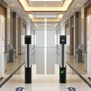 Exquisite E257X Full Height Speed Gate Customizable Lane Width Control System Integration for Lab &Restricted Area &Gym &Office