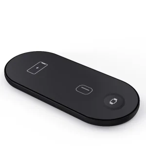 F-184 Wireless Charging Pad – 15W Fast Charging Station for iPhone 17 and AirPods, One-Step Wireless Charging for Multiple Devices