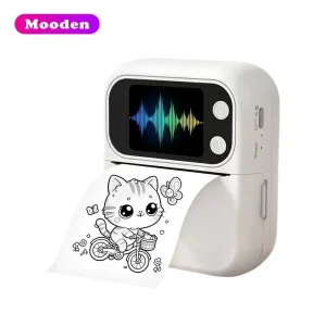 F M13 Children AI Thermal Sticker Printer 2.4G WiFi Inkless Mini Portable Label Printer For Kids Educational Gift