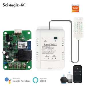 F0301 AC 85 250V Control Temperature and Humidity Sensor Power Statistics Switch Alexa Google Smart WiFi Smart Monitor 433MHz
