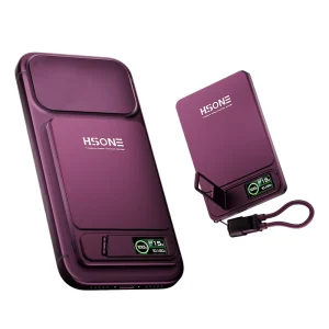 F15 TFT Aluminum Alloy Fast Charge Digital Display Magnetic Wireless Charging Bank Custom Logo 15w 3in 1Metal Wireless Powerbank