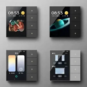 F3-Pro Zigbee Wireless Luxucry Remote Control Smart Home Light Touch Screent Switch