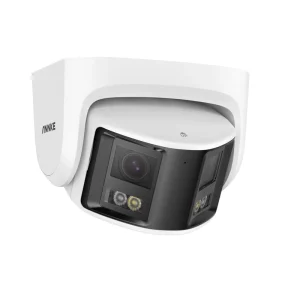 FCD800 4K 8MP PoE IP Dual Lens Panoramic Security Camera Smart Hybrid Light AI SD Card Slot Two Way Audio Network Camera