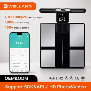 FG2505 Smart Bluetooth Body Fat Scale OEM High Precision Digital BMI Composition Analyzer for Bulk Buy