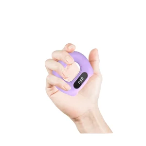 FN500-2 Flexible Silicone Finger Trainer Portable Smart Grip Ring with LED Display Piano Guitar Practice Tool