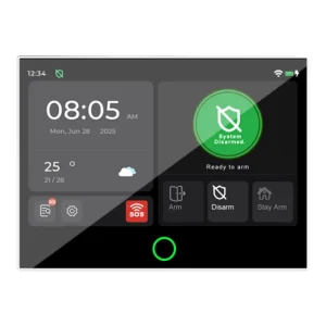 FSK 433MHz Wireless GSM SMS Smart WiFi Security Home Burglar Alarm System with LCD Display ABS Material App Remote Control