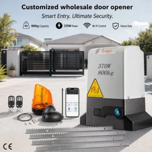 FUBEI High Quality Automatic Magnetic Limit Sliding Door Opener 800KG 370W Gate Motor for Hotel Modern Villa