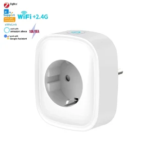 FY22 EU Plug Ewelink Wi-Fi Smart Socket with Energy Monitor OLED Display 4.0-4.9″ Screen Easy Installation