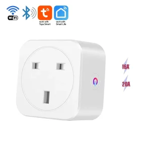 FY42Tuya Wifi Smart 16A UK Plug Power Socket With Energy Monitor