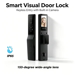 Face Recognition Biometric Digital Combination Finger Print Password Keyless Entry Smart Door Lock