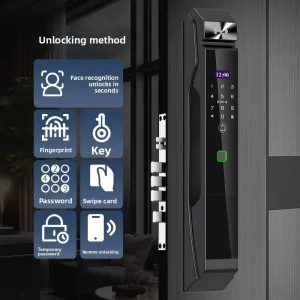 Face Smart Finger Lock APP Remote Control Voice Control Home Security