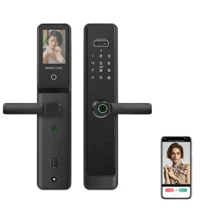Facial Recognition Semi-Automatic Doodle Fingerprint Password Lock Home Remote Unlock Smart Lock Model X9 Glass Door for