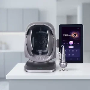 Facial Skin Analyser Machine 9-Spectrum 3d Skin Analyser Multifonction and Hair Analyser Portable Salon Ai Skin Analyser