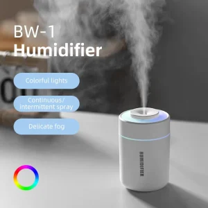 Factory 180ML USB Electric Mini Humidifier Smart Cool Mist Maker Air Humidification Moisture H2O Spray Large Mist Ultrasonic Car