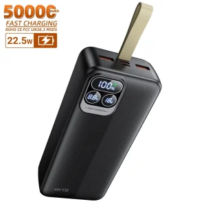 Factory 22.5W Power Bank 50000mAh Fast Charging External Battery Portable Charger 50000 MAh Charge Rapide PowerBank
