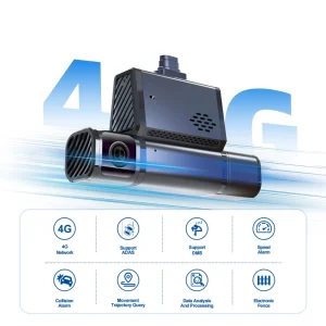 Factory 4G ADAS DMS Dashcam 3CH T18P AI Vehicle Camera for Fleet Management