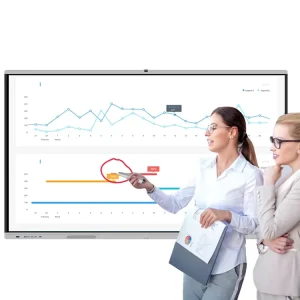 Factory 55 65 75 85 86 98 Inch USB Interactive Digital Smart Board Touch Screen 4k Dual OS Smart Whiteboard for Meeting