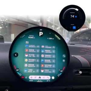 Factory 8 Inch Circular TFT IPS LCD Display With MIPI Round Screen 1080×1080 Resolution For Smart Home POS Kiosk & Vehicle