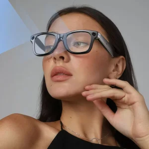Factory AI Glasses AI Real Time Translation Waterproof Design Magnetic Charging Smart Glasses 260mAh Big Battery