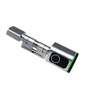 Factory Adjustable Smart Door Cylinder Lock Tuya Ttlock Intelligent Electronic Fingerprint Smart Lock High Security