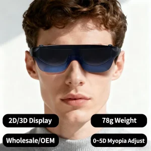 Factory Ar Xr Glasses Hybrid Ar Xr Smart Glasses Qhd Micro Oled Display Mixed Reality Collaboration Real Time 3D Mapping