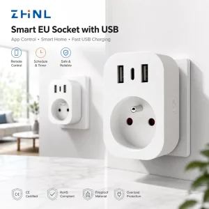 Factory CN US AU USB Type C Home Appliance EU Standard Power Strip Extension Sockets Plug WIFI Smart Socket