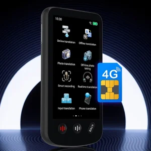 Factory Custom AI Translation Device with Touch Screen Real-Time Photo and Text Translation 160 Languages Smart AI Translator