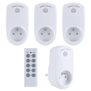 Factory Custom EU Wall Outlet Plug Smart Wireless Remote Control Power Socket for Smart Home