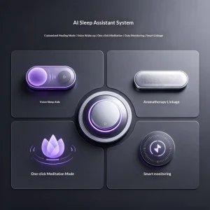 Factory Customized AI Smart Sleep System Electric Lifting Smart Mattress Zero Gravity Sleep Monitoring Whole House Link