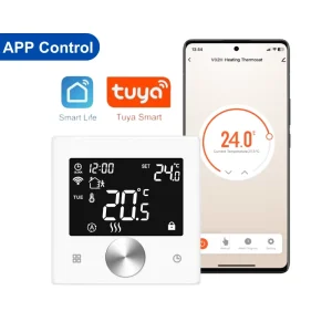 Factory Customized Intelligent Wifi Thermostat with Alexa Voice Control Wireless Thermostat for Home Electric Heating Thermostat